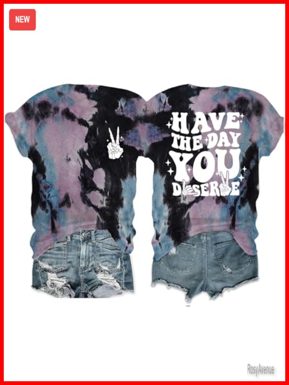 Have The Day You Deserve Skull Graphic Tee for Women